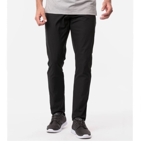 New Travis Mathew Pants Right On Time Prestige Pure Performance Black Pants